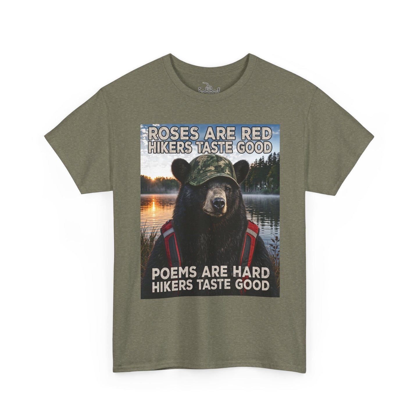 Hikers Taste Good Grizzly Bear Shirt | Hiking Tee Humor for Camping and Weekend Adventures