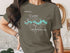 T-shirt with compass design and "Beautiful Lake Bowen South Carolina" text.