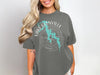 Lake Glenville, North Carolina graphic tee with compass and lake map design.
