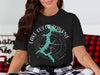 Black t-shirt with Lake Coeur d'Alene map and compass design.