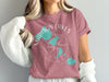 T-shirt with "Madison Lakes Wisconsin" text and teal map outlines over compass design