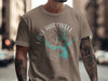 T-shirt with Lake Hartwell Georgia map and compass graphic.