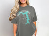 Grey t-shirt with Lake Lotawana Missouri map and compass design.