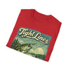Tight Lines Fishing Graphic T-Shirt | Bass Fishing at the Lake Retro Design