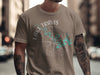 T-shirt with Lake Travis Texas compass design and tattoos.