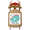 Sled ornament with Merry Christmas from Mono Lake text and snowflake graphics.