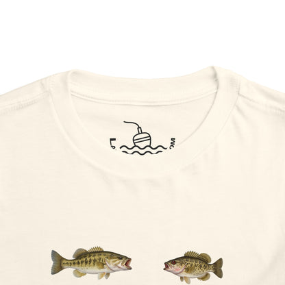 Bass Fish Cute Kids Shirt | Smallmouth, Rock, Spotted, Striper, Largemouth Bass Hipster Fishing Shirt