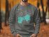 Grey sweatshirt featuring a Diamond Valley Lake map with compass and text.