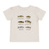 Bass Fish Cute Kids Shirt | Smallmouth, Rock, Spotted, Striper, Largemouth Bass Hipster Fishing Shirt