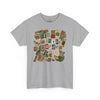 Gardening T-Shirt Scrapbook Design | I'll Be in the Garden T-Shirt | Gardening Collage Graphic Tee | Gift for Gardeners