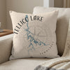 Tellico Lake map with compass rose, text reads "Tellico Lake Tennessee".
