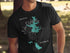 Black t-shirt with "Lake Disharoon Georgia" and a compass rose graphic.