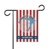 Rushford Lake New York flag with compass and "The Smith Family" text.