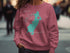 Lake Ouimet Massachusetts map on maroon sweatshirt.