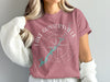 Dusty rose t-shirt with "Lake Guntersville Alabama" graphic and compass rose.