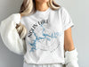 White t-shirt with Nolin Lake Kentucky map and compass design.
