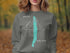 Gray sweatshirt with "Canadice Lake NEW YORK" and compass design.