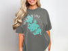 Gray t-shirt with Webster Lake Massachusetts map graphic and compass rose.