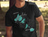 Dark t-shirt with "Beautiful Madison Lakes Wisconsin" text and compass rose.