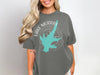 Gray t-shirt with Lake Murray California graphic and compass design.