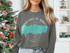 Gray sweatshirt with "Grand Lake St. Marys Ohio" and a turquoise map illustration.