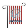 Summerville Lake flag with red and white stripes, compass, and "The Smith Family" text.