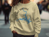 Light yellow sweatshirt with Lake Harding Georgia map and compass design.