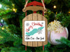 Sled ornament with "Merry Christmas From Lake Erie - New York" text.