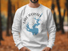White sweatshirt with Lake Jocassee and compass design, includes "South Carolina".