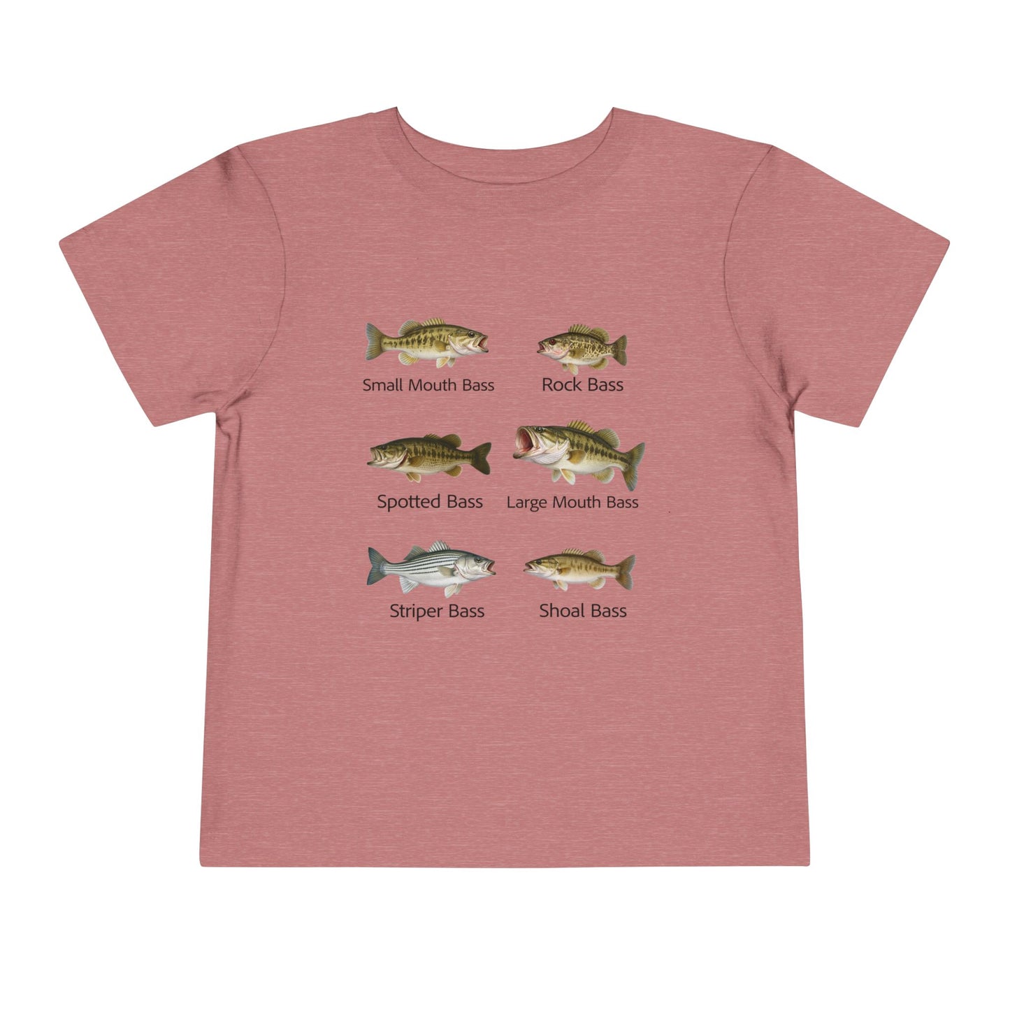 Bass Fish Cute Kids Shirt | Smallmouth, Rock, Spotted, Striper, Largemouth Bass Hipster Fishing Shirt