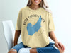 Light yellow t-shirt with "Rose Canyon Lake Arizona" and map graphic.