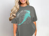 Gray t-shirt with Lake Las Vegas Nevada map and compass graphic