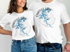 White t-shirts with "Chatuge Lake" and a blue lake outline over a compass.