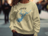 Beige sweatshirt with "Lake Lanier Georgia" and a compass rose map graphic.