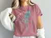 Rose t-shirt with "Belews Lake North Carolina" compass design and lake outline.