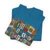 Gardening T-Shirt Scrapbook Design | I'll Be in the Garden T-Shirt | Gardening Collage Graphic Tee | Gift for Gardeners