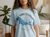 Light blue t-shirt with "Lake Kabetogama Minnesota" and lake outline graphic.