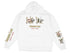 White hoodie with "Conesus Lake New York" text and nautical graphics.