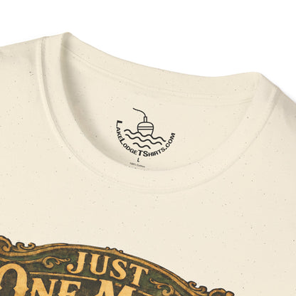 Just One More Cast Funny Fishing T-Shirt | Vintage Retro Design for Anglers and Fisherman
