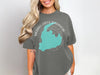 Merrill Creek Reservoir New Jersey graphic tee on a model.
