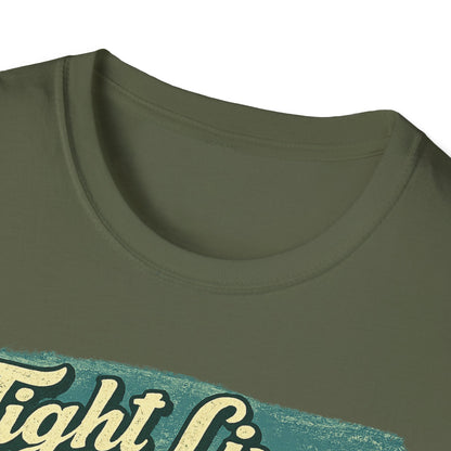 Tight Lines Fishing Graphic T-Shirt | Bass Fishing at the Lake Retro Design
