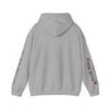 Fear Not Little Flock Hoodie with Printed Sleeves | Luke 12:32 Scripture Heart Design Bible Verse Gift | Share your faith