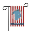 Garden flag with red and white stripes, Lake Istokpoga map, and "The Smith Family".