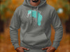Grey hoodie with Garibaldi Lake, British Columbia graphic design.