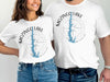 White t-shirts with "MOZINGO LAKE MISSOURI" and a compass graphic.