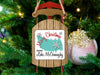 Sled ornament with "Merry Christmas from Lake McConaughy" text and snowflakes.
