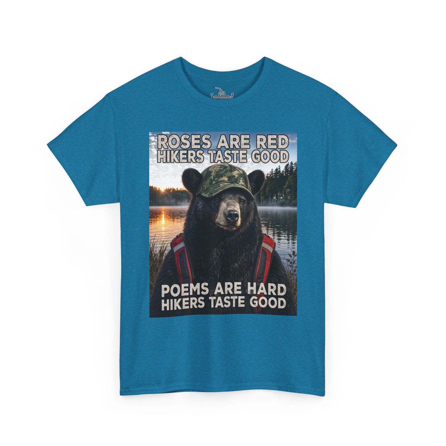 Hikers Taste Good Grizzly Bear Shirt | Hiking Tee Humor for Camping and Weekend Adventures