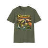 Swamp Donkey Bass Fishing Funny T-Shirt Ultra Soft | Vintage Largemouth Angler Shirt Father's Day