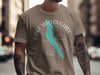 T-shirt with a compass graphic and "Lake Willoughby Vermont" text.