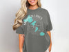 Gray t-shirt with "Madison Lakes" text and a compass graphic with lake shapes.